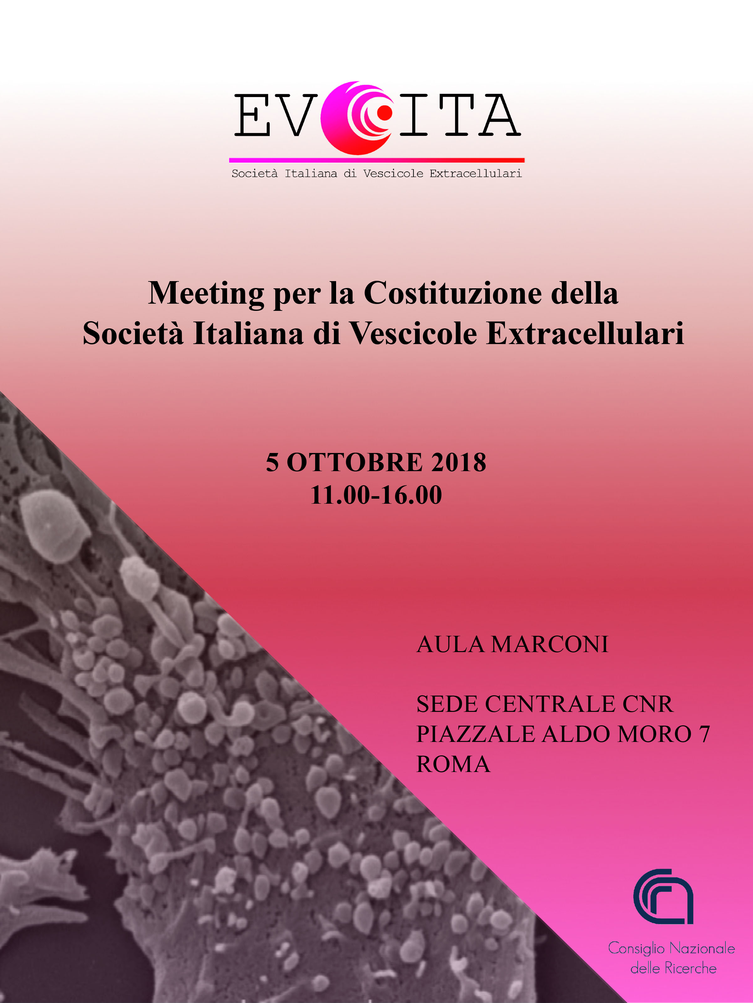 evFOUNDRY researchers participate in the foundation of EVITA, the Italian Society of Extracellular Vesicles
